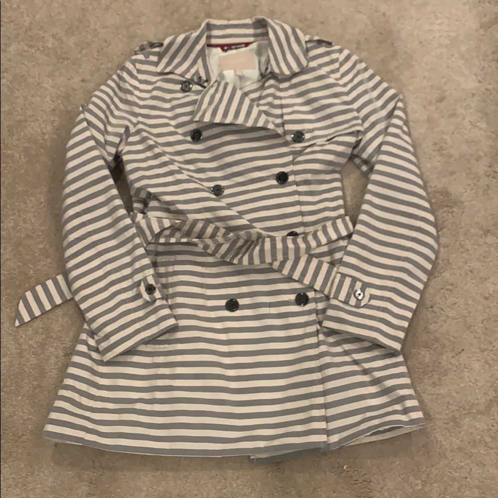Banana Republic collection stripe trench